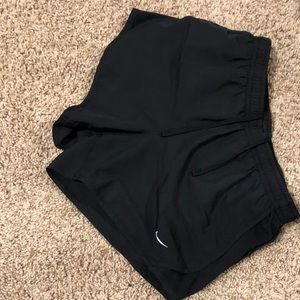 black nike shorts